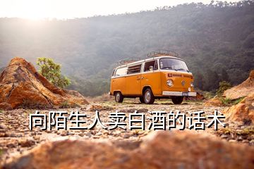 向陌生人賣(mài)白酒的話術(shù)
