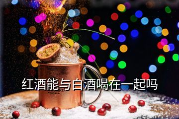 紅酒能與白酒喝在一起嗎