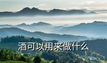 酒可以用來(lái)做什么