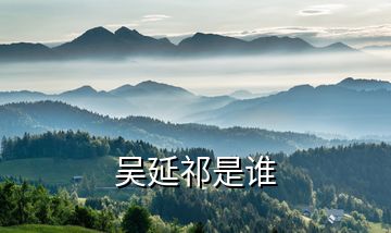 吳延祁是誰