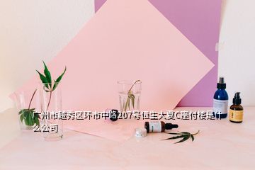 廣州市越秀區(qū)環(huán)市中路207號恒生大夏C座付樓是什么公司