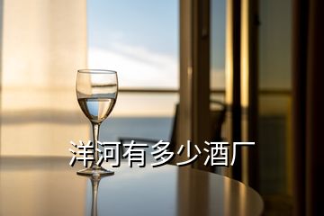 洋河有多少酒廠