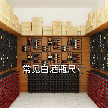常見白酒瓶尺寸