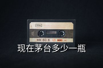 現(xiàn)在茅臺(tái)多少一瓶