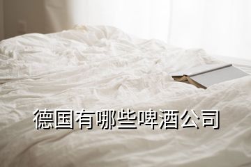 德國有哪些啤酒公司