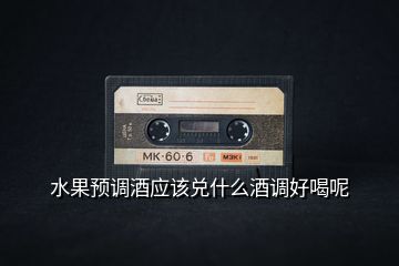 水果預(yù)調(diào)酒應(yīng)該兌什么酒調(diào)好喝呢