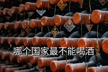 哪個國家最不能喝酒