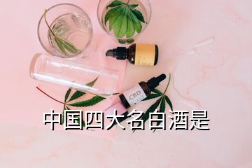中國四大名白酒是
