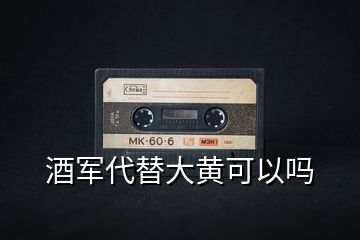 酒軍代替大黃可以嗎