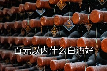 百元以內什么白酒好