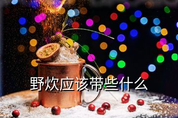 野炊應(yīng)該帶些什么