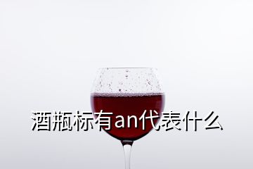 酒瓶標有an代表什么