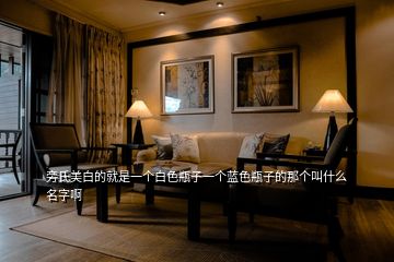 旁氏美白的就是一個白色瓶子一個藍(lán)色瓶子的那個叫什么名字啊