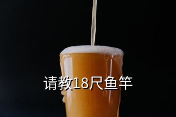 請(qǐng)教18尺魚竿