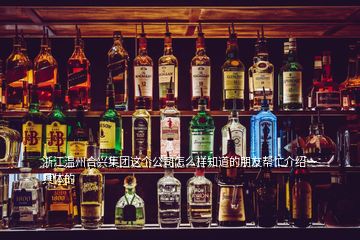 浙江溫州合興集團(tuán)這個公司怎么樣知道的朋友幫忙介紹一具體的