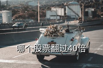 哪個股票翻過40倍