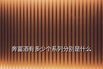 奔富酒有多少個(gè)系列分別是什么