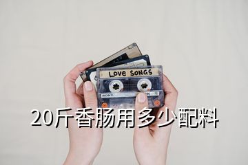 20斤香腸用多少配料