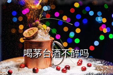 喝茅臺酒不醉嗎