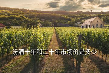汾酒十年和二十年市場價是多少