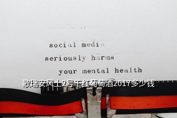 歌瑞安風土2號干紅葡萄酒2017多少錢