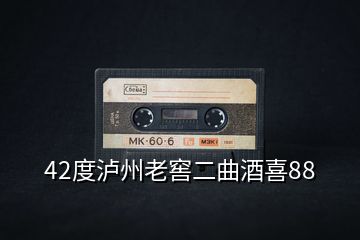 42度瀘州老窖二曲酒喜88