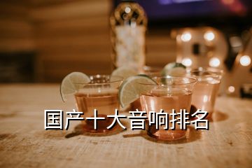 國產(chǎn)十大音響排名