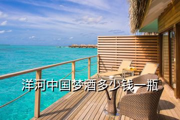 洋河中國夢酒多少錢一瓶