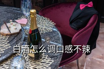白酒怎么調(diào)口感不辣