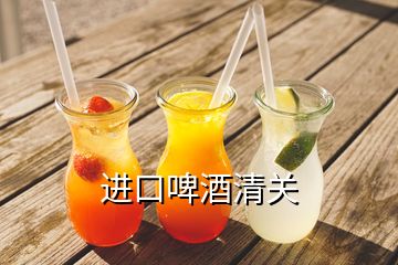 進口啤酒清關