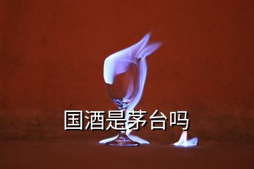國酒是茅臺嗎