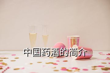 中國(guó)藥酒的簡(jiǎn)介