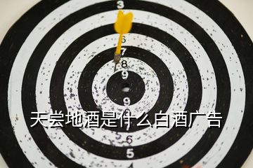 天嘗地酒是什么白酒廣告