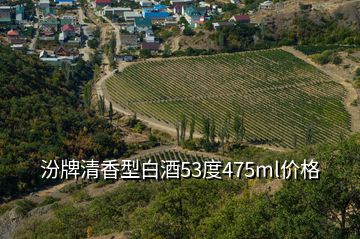 汾牌清香型白酒53度475ml價格