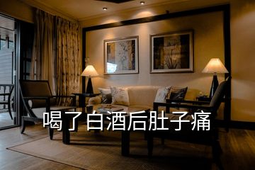 喝了白酒后肚子痛