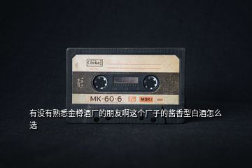 有沒(méi)有熟悉金樽酒廠的朋友啊這個(gè)廠子的醬香型白酒怎么選