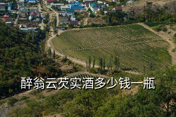 醉翁云芡實(shí)酒多少錢(qián)一瓶