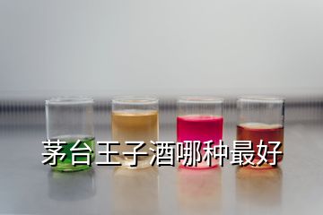 茅臺王子酒哪種最好