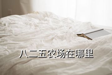 八二五農(nóng)場在哪里