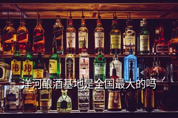 洋河釀酒基地是全國(guó)最大的嗎