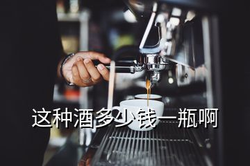 這種酒多少錢(qián)一瓶啊