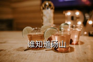 誰知道碭山