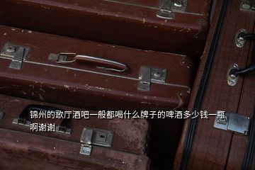 錦州的歌廳酒吧一般都喝什么牌子的啤酒多少錢一瓶啊謝謝