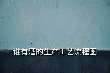 誰(shuí)有酒的生產(chǎn)工藝流程圖