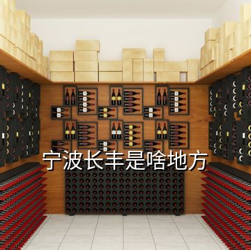寧波長豐是啥地方