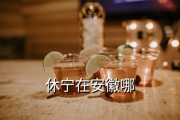 休寧在安徽哪