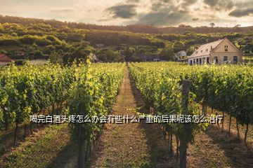 喝完白酒頭疼怎么辦會有些什么嚴(yán)重的后果呢該怎么治療
