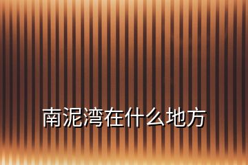 南泥灣在什么地方