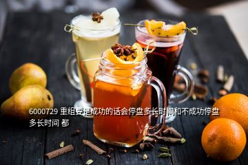 6000729 重組要是成功的話會停盤多長時間和不成功停盤多長時間 都