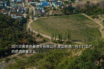 四川古藺喜郎春酒業(yè)有限公司 是正規(guī)酒廠嗎它們生產(chǎn)的郎酒質(zhì)量怎么